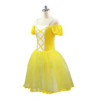 Doprava Zdarma!!Žltá Balet Giselle kostým,modrá Romantický balet tutu zákazku,royal dlho balet tutu, klasický balet tutu