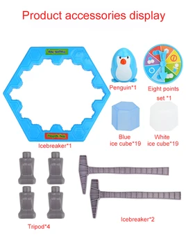 Dosková hra beat penguin rodič-dieťa disk s hrou vnútorné a vonkajšie puzzle hra Vianočné darčeky pre deti