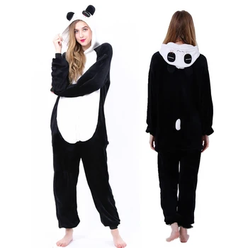 Dospelí Flanelové Kigurumi Jednorožec Onesies pre Ženy Pyžamo Zvierat Mačka Pyžamá Zimné onesies Panda Králik Vlk Sleepwear Cosplay