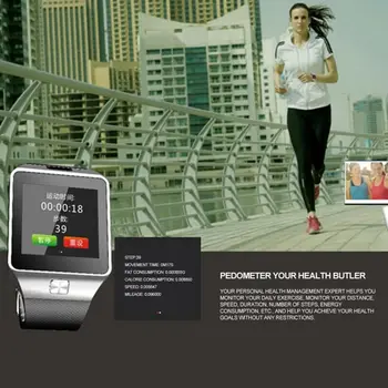 Dotykový Displej Smart Hodinky dz09 S Kamerou Bluetooth Náramkové hodinky Relogio SIM Karty Smartwatch pre xiao iPhone Samsung Muži Ženy
