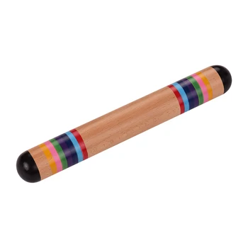 Drevené Rainstick privolávaciu dažďa Dážď Shaker Hudobné nástroje, Hračky Rainbow Farebný pre Deti Dospelých