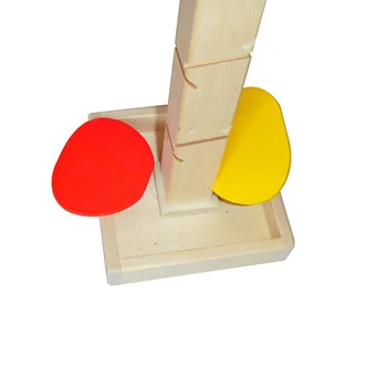 Drevené Strom multicolour Spustiť Loptu Sledovať Hru Toy Montessori Vzdelávacích Hračiek Bloky, Baby, Deti, Deti Skoro Vzdelávacie Hračky