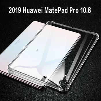 Drop Odolné puzdro pre 2019 Huawei MatePad Pro 10.8 Jasné, mäkký kryt Na Huawei Pro 10.8 TPU slim Prípade MRX-W09 W19 AL09 AL19