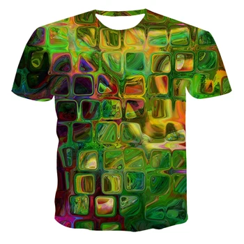 Drop Ship Lete Nové 3D Lebky T-Shirt 2020 Mužov a Žien Hip Hop Zábavné Bežné T-Shirt Krátkym Rukávom O-Neck Top Fashion T-Shirt