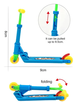 Drop Shiping Mini Skúter Dve Kolieska Skúter Detí Vzdelávacie Hračky Prst Skúter Bicykli