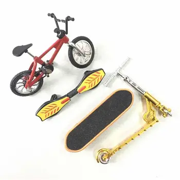 Drop Shiping Mini Skúter Dve Kolieska Skúter Detí Vzdelávacie Hračky Prst Skúter Bicykli