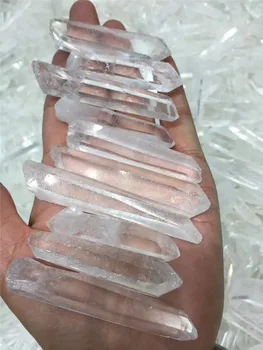 Drop Shipping 10 Ks Jasný Kremeň Vzor Reiki Liečenie Drsné Drahokam Crystal Bod Meditácia Na Výrobu Šperkov