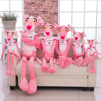 Dropship Roztomilý Zvierat Klasická Kreslená Postavička Pink Panther Plyšové Hračky Plyšové Bábika Narodeninám Vankúš A Obliečky Na