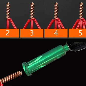 Drôt Krútenie Nástroj, Auto Manual Drôt Striptérka a Twister, Twist Drôt Nástroj pre elektrická Vŕtačka Ovládače, náradie Príslušenstvo