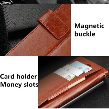 Držiteľa karty kryt prípade Doogee S96 Pro Pu kožené puzdro Ochranný Kryt Retro závesu peňaženky, flip case