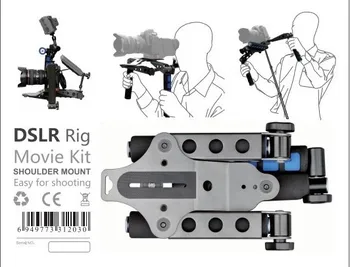 DSLR Plošinu Film Kit Rameno Namontujte Držiak Pre Jednoduché Fotografovanie Fotoaparát / DV 6D 5D Mark III 5DIV 6D D810 D610 D700 D800