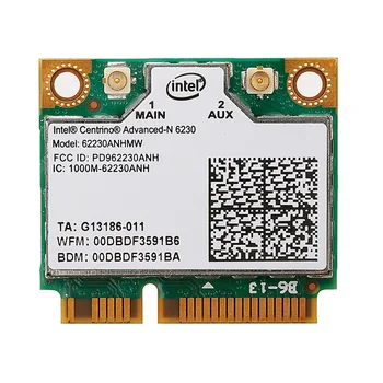 Dual Band Intel 6230, ktoré vám 62230ANHMW 300 WiFi, BT Bezdrôtové karty Mini PCI-E Karty Univerzálny