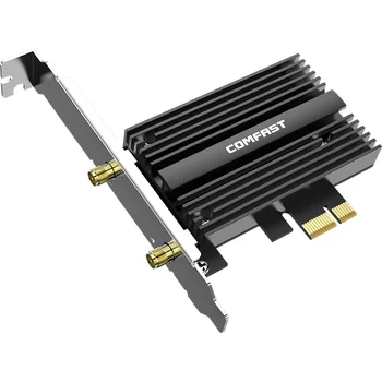 Dual Band PCI Express WiFi Karta Gigabit Intel AX200 2.4 G/5 ghz pripojenie 802.11 Ac/Ax 5.0 Bluetooth Adaptér Podporovať Iba Window10 2020