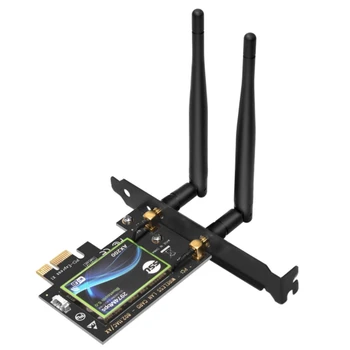 Dual Band PCI Express WiFi Karta Gigabit pre AX200 2.4 G/5 ghz pripojenie 802.11 Ac/Ax 5.0 Bluetooth Adaptér Podporovať Iba Window10