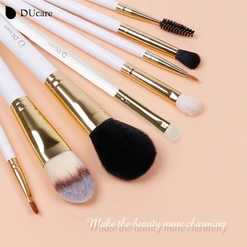 DUcare make-up štetce 8pcs kefa nastaviť odborného Charakteru, štetiny kefy krásy essentials make-up štetce s taška najvyššej kvality