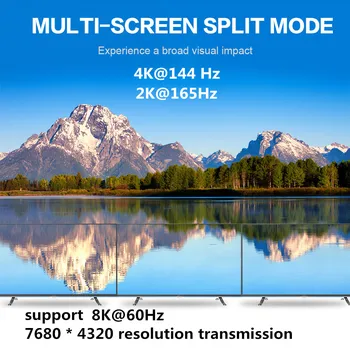 DUPILINK Kábel DP 4K 8K 144Hz 165Hz DP Kábel, Display Port Adaptéra Pre Video, PC, Notebook, TV DP 1.4 1.2 Display Port 1.2 Kábel