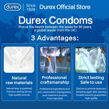 Durex Kondómov 4 Typy Pocit Hodnota, Ultra Tenké Mazané Sex Produkty Prírodný Gumový Latex Penis Rukáv Sex Pre Mužov