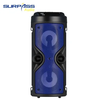 Duálne 4 cm Bluetooth Loadspeaker 1200mAh Batériu s Kapacitou Prenosné Vonkajší Reproduktor S Vstupu Mikrofónu