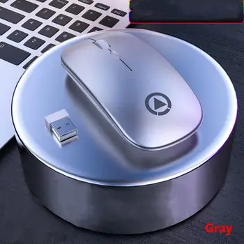 Duálny Režim Pre Laptop PC, Wireless Mouse led Spoplatnené Ľahké Prenosné LED Farebné Svetlo Nabíjateľná Stlmiť Myši Bluetooth3