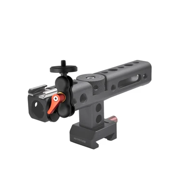 Dvojité Ballhead Mount S Dual Kamera 1/4 Skrutku Magic Arm Mini Loptu Hlavou pre Monitor LED Video Svetlo pre videokamery Klietky