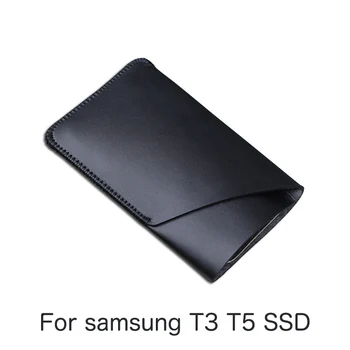 Dvojvrstvové Skladovanie vrecko Pre samsung T3 T5 SSD Prenosné mobilné pevného disku puzdro Pre Telefón puzdro