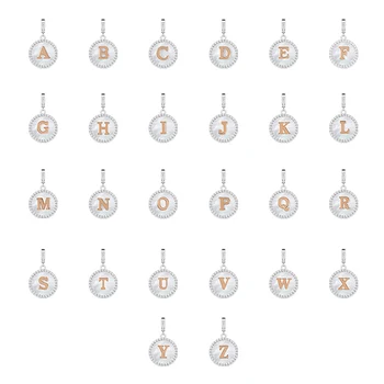 Dyje Nové 925 Sterling Silver Móda od A po Z Jemné Šperky 26 Písmen Abecedy Kúzlo Náhrdelník Pre Ženy 2020 DIY Vianočný Darček
