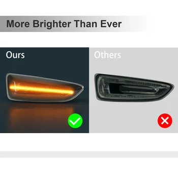 Dynamické LED Strane Marker Blinker Zase Signálneho Svetla Pre Opel Pre Vauxhall Astra J K Crossland X Grandland Insígnie Zafira B C