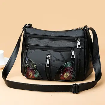Dámske tašky taška cez Rameno PU kožené multi-layer Jednej tašky cez Rameno pre ženy Messenger Taška Ženy taška taška dizajnér