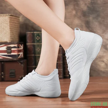 Dámske športové topánky mikrovlákna kožené profesionálne aerobik topánky tanečné topánky dámske športové topánky, dámske topánky