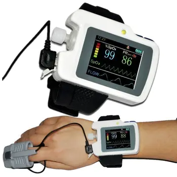 Dýchanie Spánku Monitorovanie Spo2,srdcovej frekvencie,Nos Prietok Vzduchu Opatrenie,Spánkového Apnoe Obrazovke meter CMS-RS01