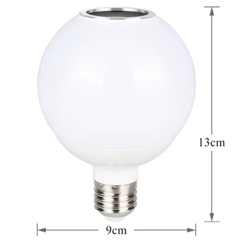 E27 Smart RGB LED Žiarovka s Diaľkovým ovládaním Bezdrôtové Bluetooth Audio Reproduktorov Lampa Zmena Farby Vianočný Večierok Domáce Osvetlenie
