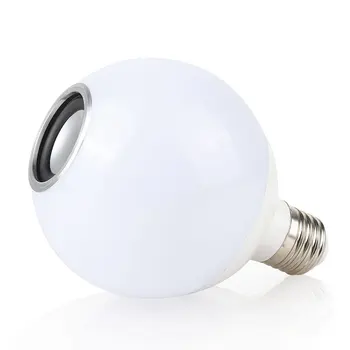 E27 Smart RGB LED Žiarovka s Diaľkovým ovládaním Bezdrôtové Bluetooth Audio Reproduktorov Lampa Zmena Farby Vianočný Večierok Domáce Osvetlenie