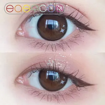 EASYCON malé hviezdičky Farebné Kontaktné Šošovky pre Oči, Kozmetické Farba Očí Krásy Žiak 2ks/pár Stupeň voliteľné predpis