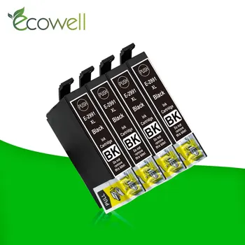 Ecowell Atramentové Kazety Kompatibilné pre Epson 29XL T2991 29 29xl pre Epson XP245 XP247 XP255 XP 432 247 342 345 235 332 tlačiareň
