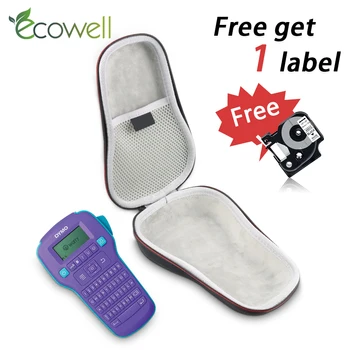 Ecowell Prenosná Cestovná taška pre Dymo LabelManager 160 280 D1 45013 LM160 Label Maker EVA Prípade Ochranných výkon Úložný Box
