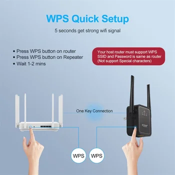 EDUP WiFi Opakovač 300Mbps Wireless Siete Extender Wifi Extender Signálu Zosilňovač Signálu Booster Repetidor