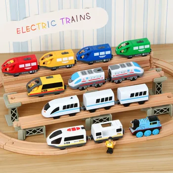 EDWONE Všetky Druhy Elektrický Vlak Magnetické Auto Trate Železničnej Príslušenstvo Educational DIY Originálne Hračka Darčeky Pre Deti