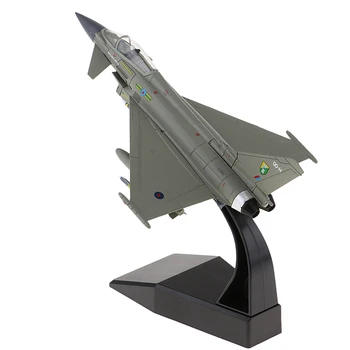 EF-2000 Fighter 1/100 Rozsahu Eurofighter Vojenských Stíhacích Lietadiel - Diecast Bojové Lietadlo Displej Modelu na Stojan