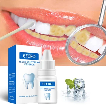 EFERO Bielenie Zubov Podstate Prášok Ústnej Hygieny Biele Zuby Whitener Sérum Odstraňuje Plak Škvrny Zubov Bielenie, Zubné Nástroje