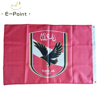 Egypt Futbalový Klub Al Ahly SC Vlajka 2ft*3 ft (60*90 cm) 3 ft*5 ft (90*150 cm) Veľkosť Vianočné Dekorácie pre Domov Vlajky Zástavy Dary