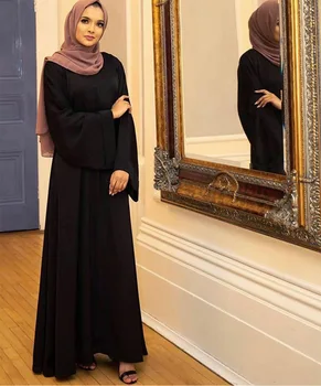 Eid Mubarak Abaya Moslimských Hidžáb Maxi Šaty Nida Femme Arabčina Kaftane Islam Oblečenie Šaty, Šaty Eid Ramadánu Musulman Vestidos