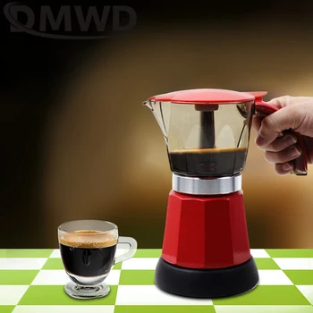 Elektrické Moka Hrniec talianske Espresso, Latte kávovar O 300 ml kávovar Hrniec Percolator Kávy nástroje 200V EÚ plug