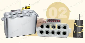 Elektrické typ vajcia snack stroj na výrobu;karbonátok hotdog varenie stroj , egg roll smažiť stroj