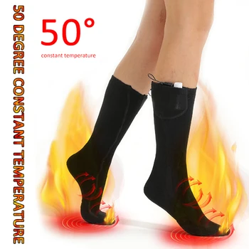 Elektrické Vyhrievané Ponožky Batérie samovoľne sa zahrievajúce Ponožky, Aby sa Zabránilo Studenej Dospelých Mužov Tepelnej Nohy Poklad Teplé ponožky, Rybolov
