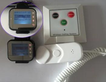 Elektronická zdravotná sestra volať bell systému ošetrovateľská stanica prijímač s 2 hodinky 15 izba bell tlačidlo