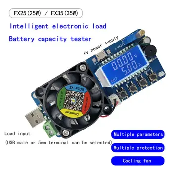 Elektronické Načítať USB Load Tester 35W Konštantný Prúd Kapacita Batérie Tester
