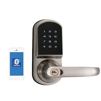 Elektronické zámky Dverí 3-v-1 Heslo Otvor Digitálny Dotykový Displej Tlačidlá Vľavo, Vpravo Páky Reverzibilné Rukoväť Keyless Smart Lock