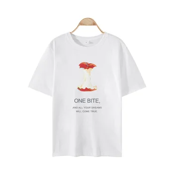 Elimiiya Avokádo Ženy tričko Lete Žena Ovocie Tlačiť T-Shirt Harajuku Tričko kórejský Štýl Grafiky Topy Tee Estetické Obliekať