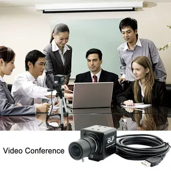 ELP, Webkamera 0.3 MP USB Fotoaparátu na Okno Mac Lnux, 2.8-12 mm manuálne varifocus objektív formáte mjpeg 30fps 640*480 Cctv Usb box Bývanie komora