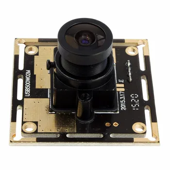 ELP Široký Uhol formáte mjpeg 5megapixel Hd UVC Mini USB Webacm Cam 5MP OV5640 CMOS Kamera Modul pre Robot Vision /Stroj Videnia